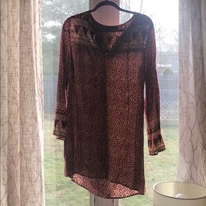 Maroon billabong dress/tunic size medium